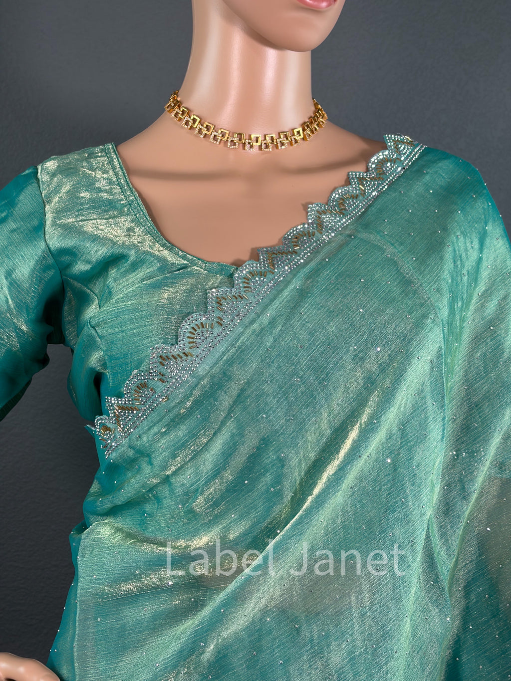 Avacado Glow up - Green space silk saree