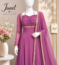 Lilac Enchantment - Anarkali gown for women(M up to L)