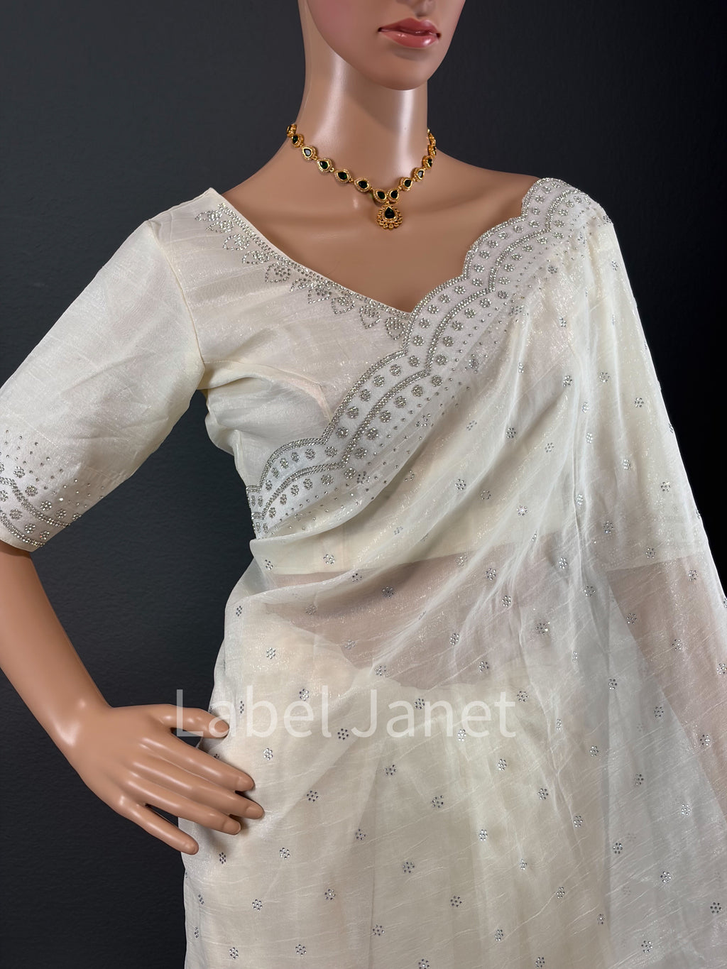 Cloud Nine Ivory Look - Designer saree
