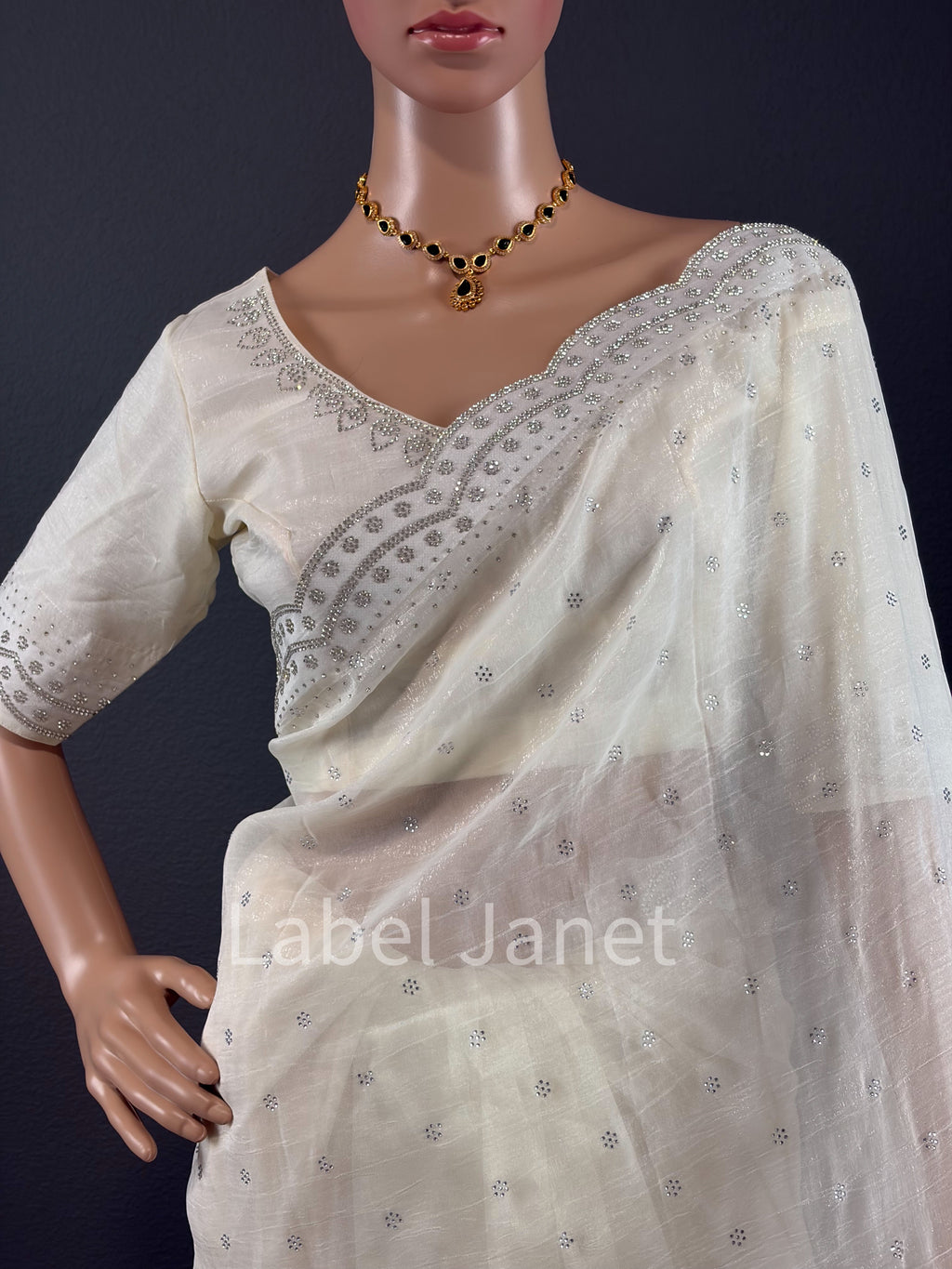 Cloud Nine Ivory Look - Designer saree