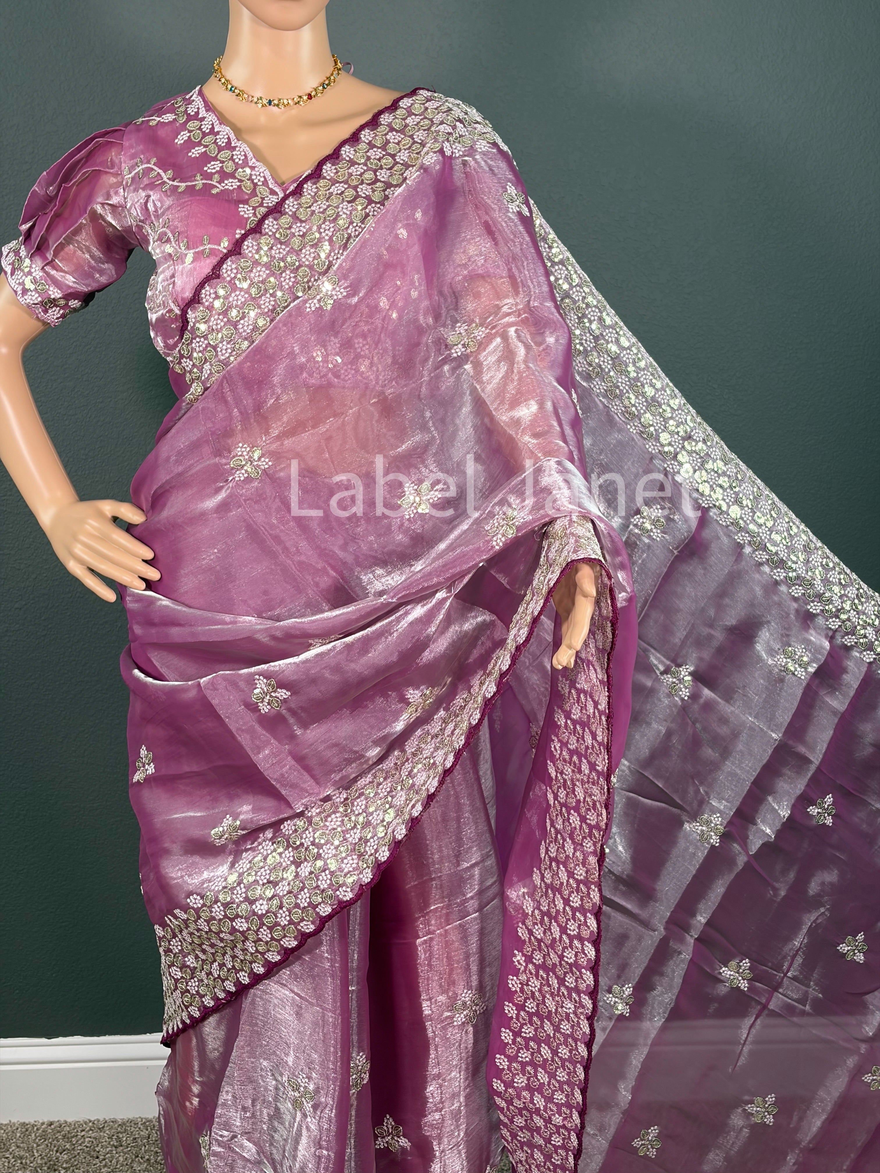 Lavender Dream - Party wear jimmy choo saree