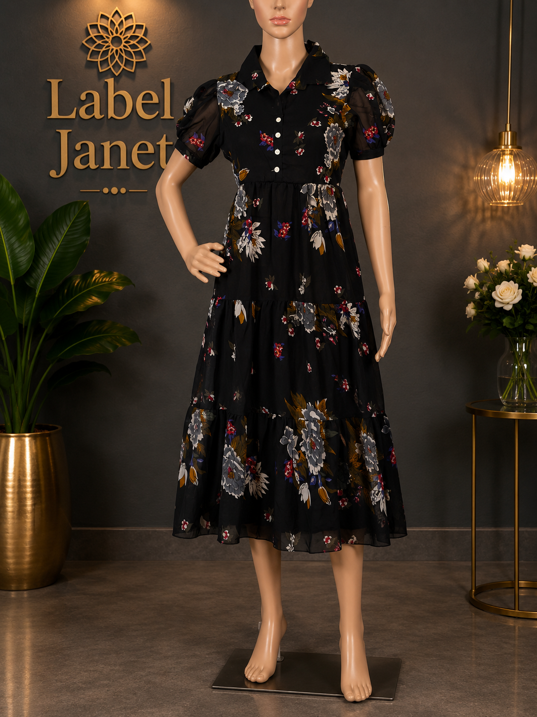 Moonlit Garden - Summer Maxi Dress (M up to L)