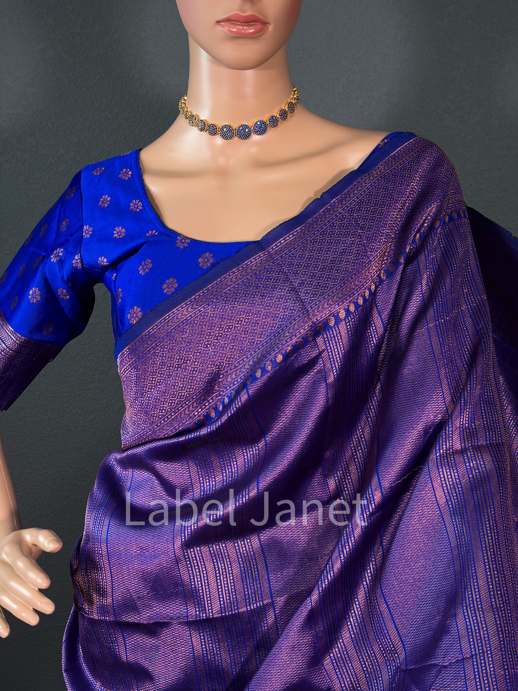Kubera Soft Silk Saree with Stitched Blouse Alterable (36" - 42") | Easy wear | Traditional attire