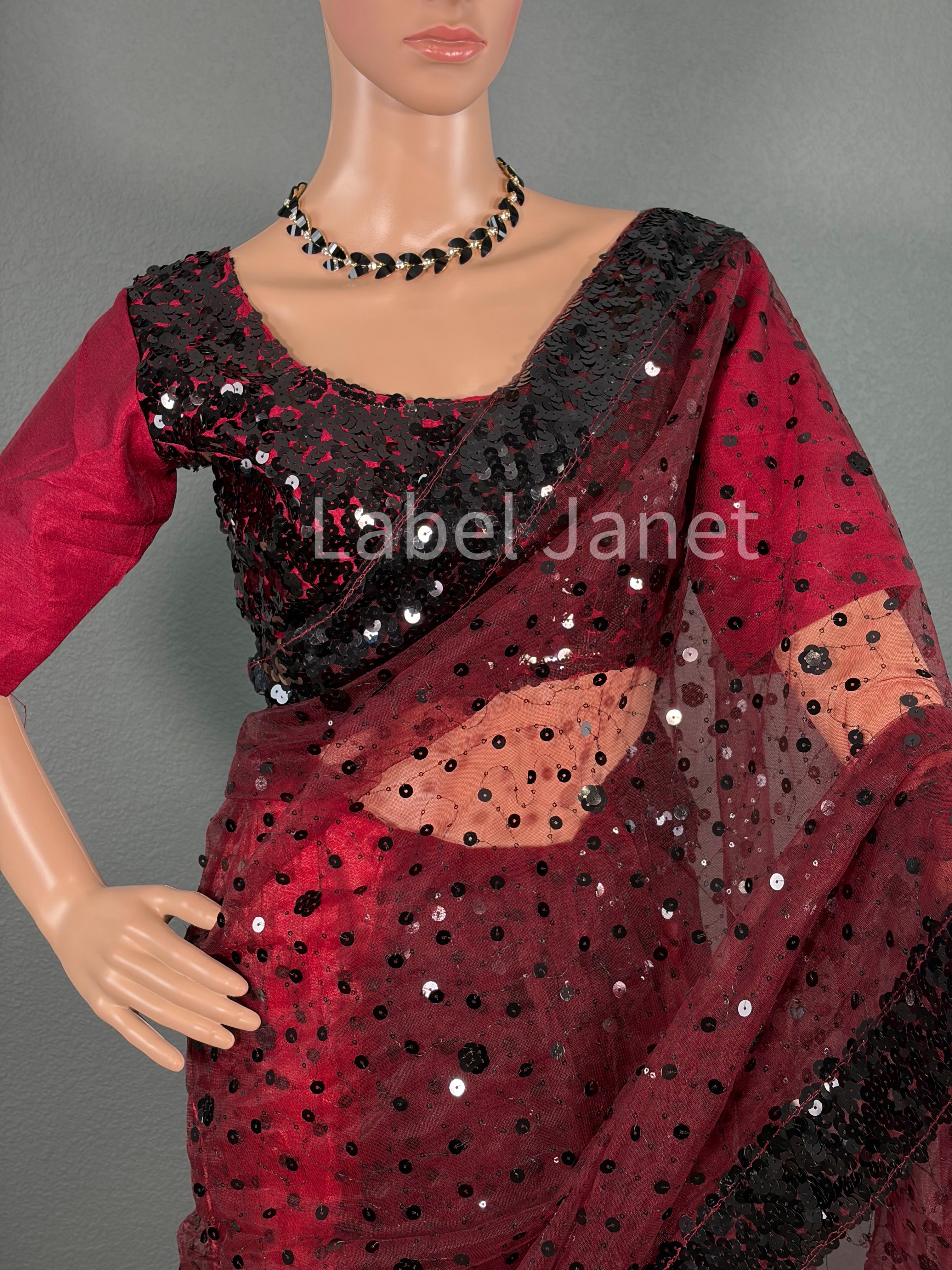 Red Alert Disco Queen - Party wear saree