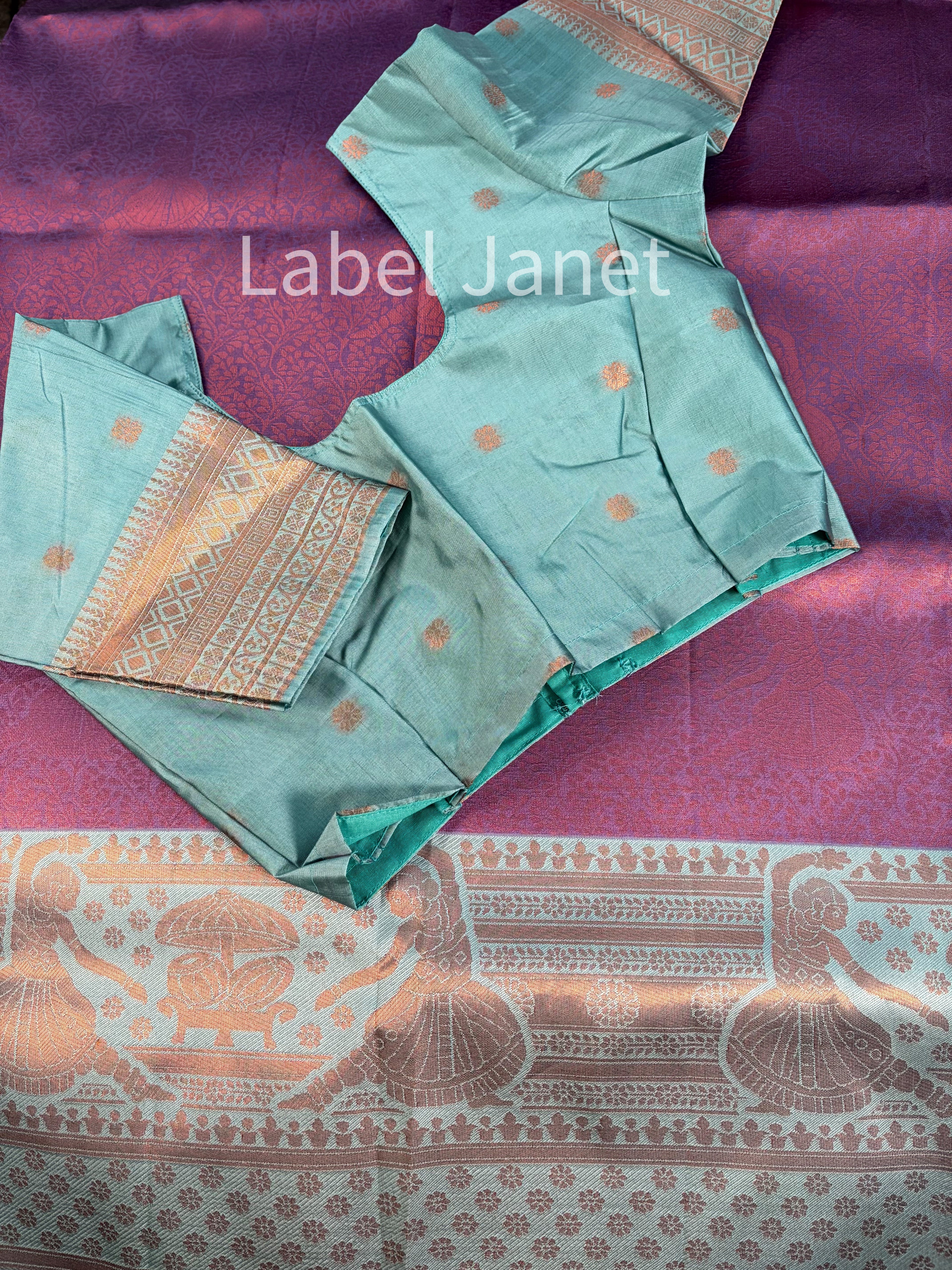 Elampillai Naatiyam Silk Saree with Stitched Blouse | Easy Wear