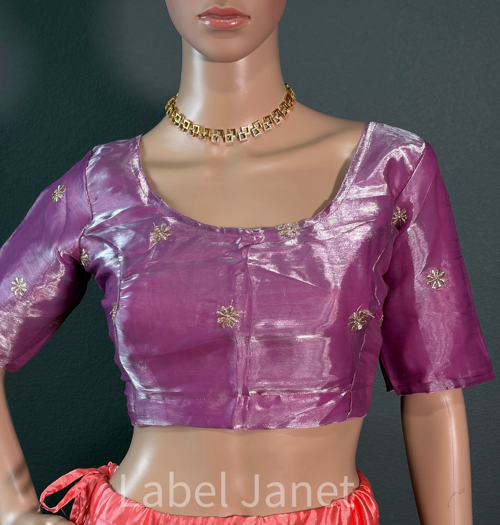Soft Lilac Stiletto - Party wear jimmy choo saree