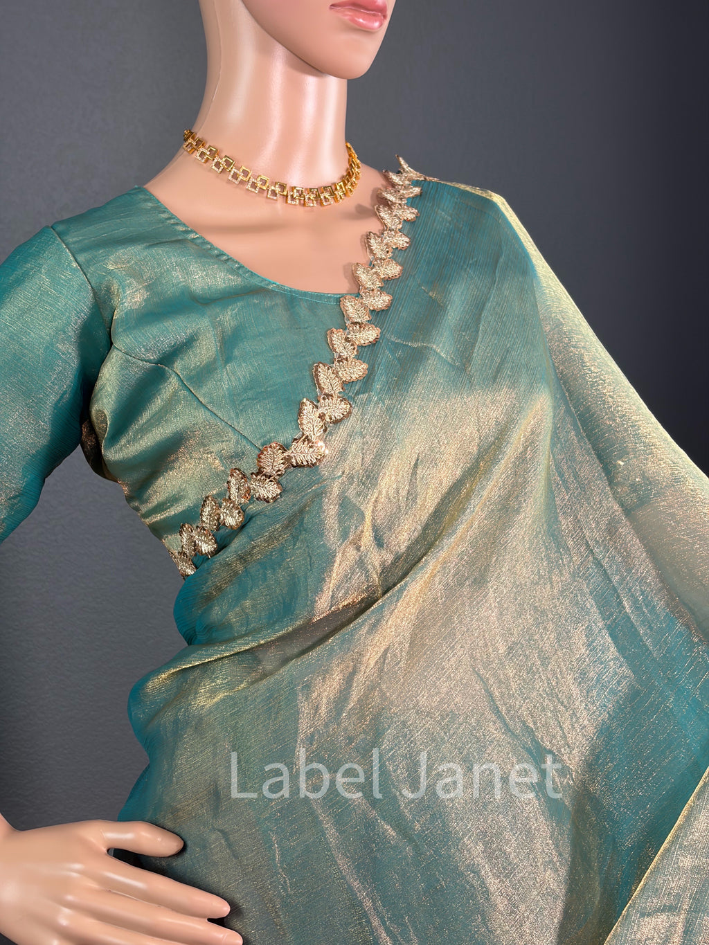 Jungle Queen Energy - Plain space silk saree