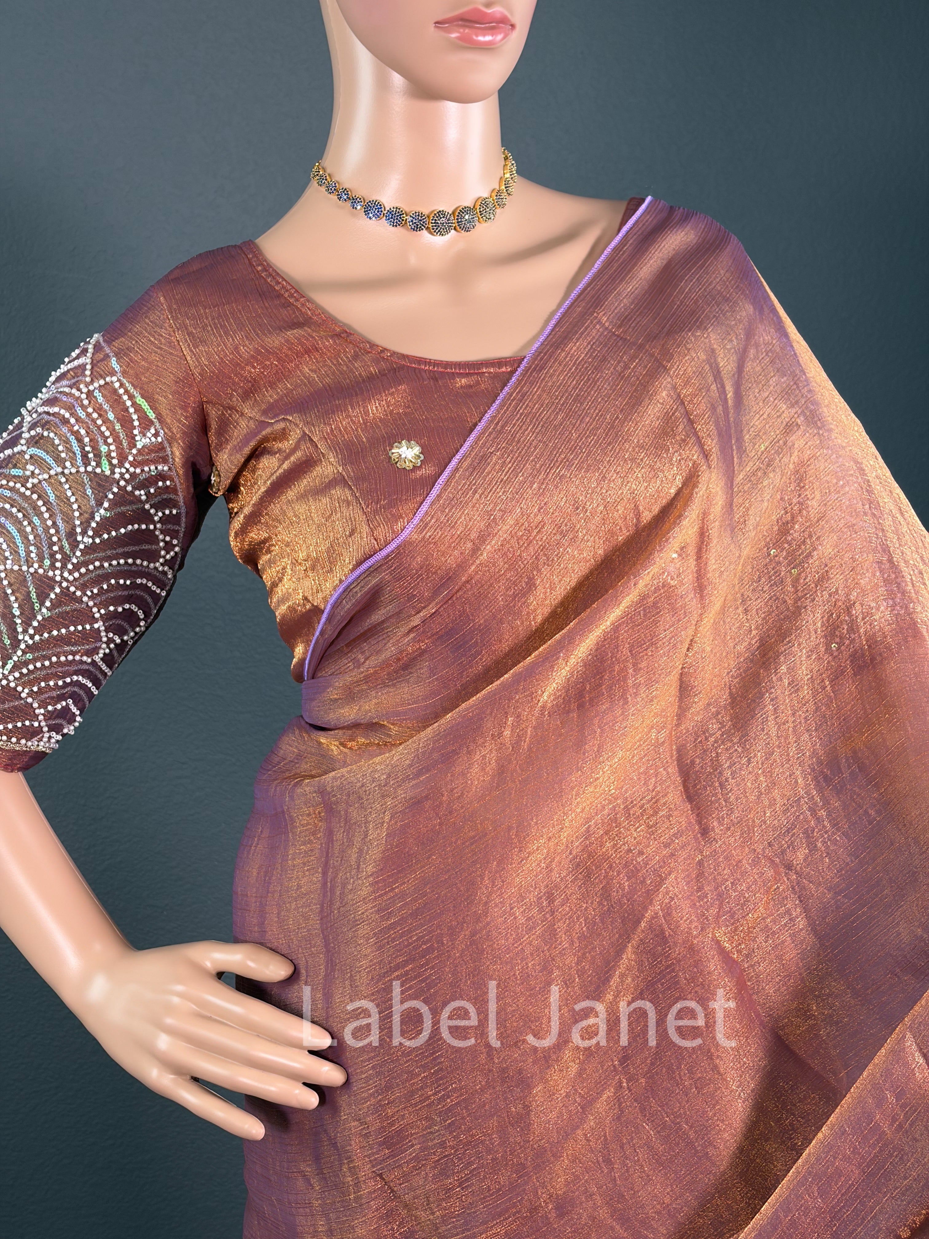 Rose Quartz Elegance - Plain Space silk