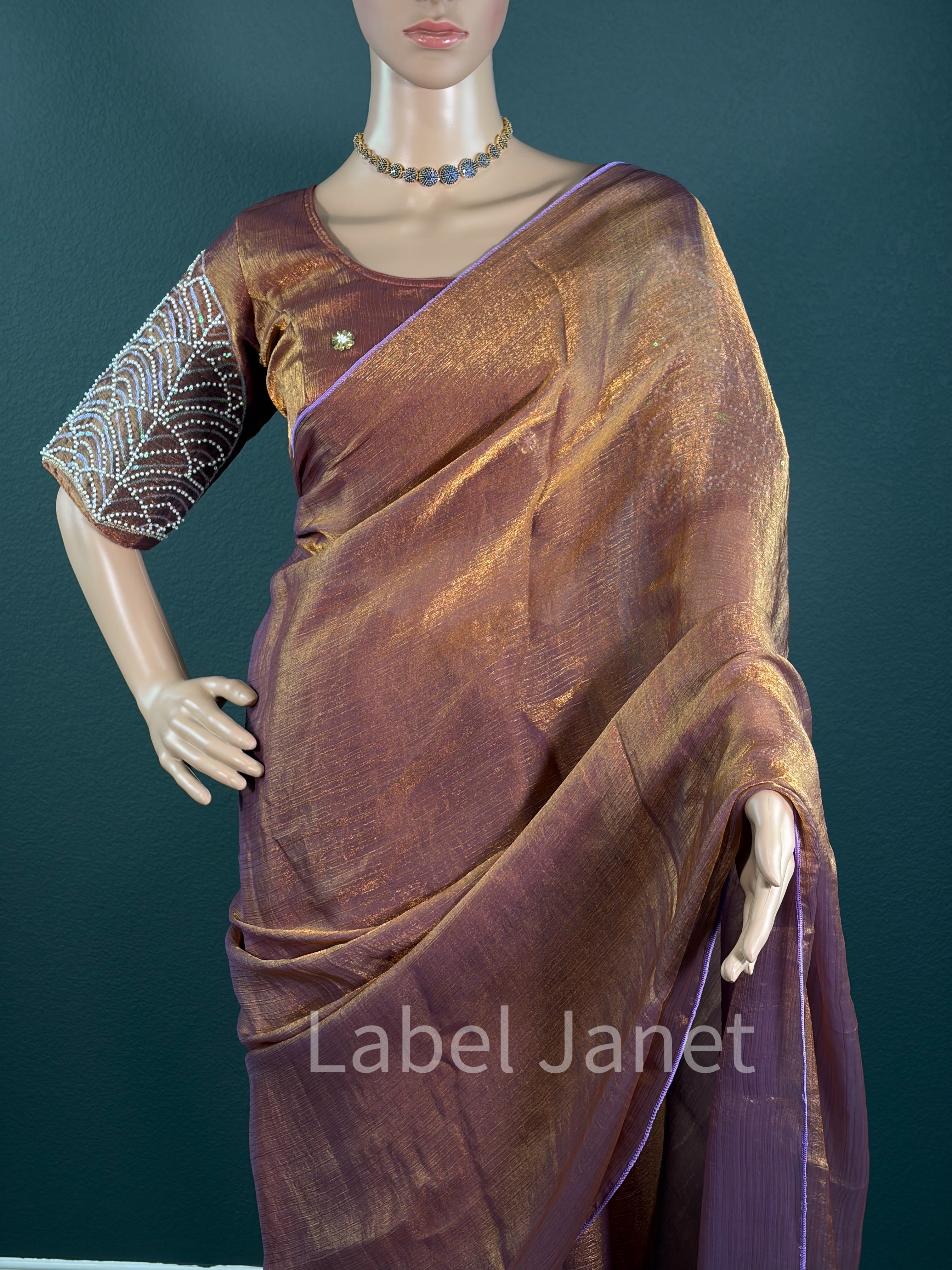 Rose Quartz Elegance - Plain Space silk