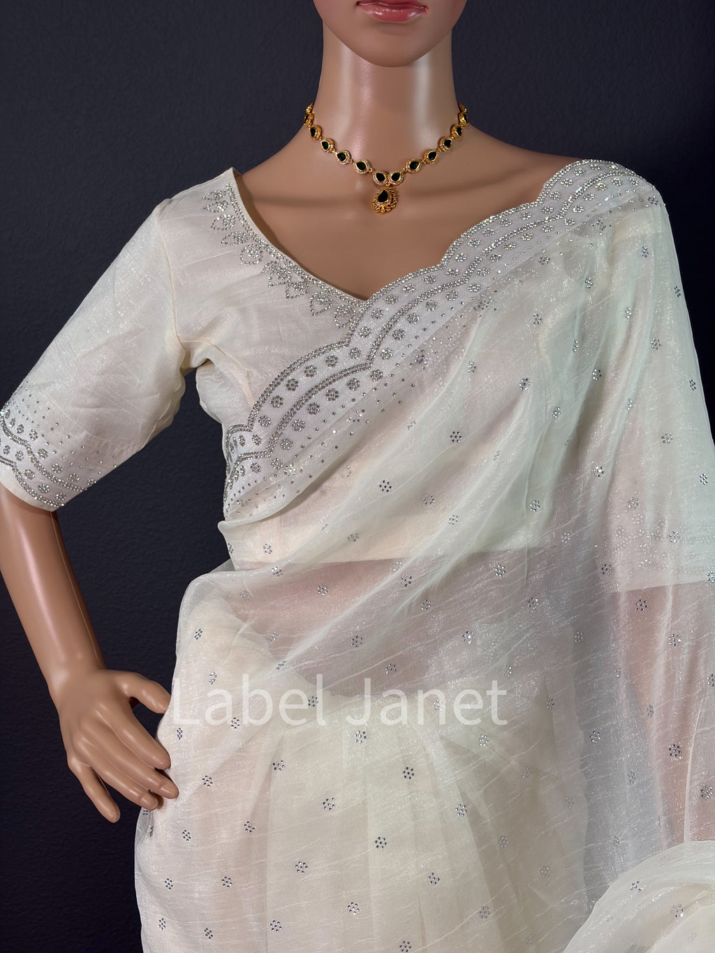 Cloud Nine Ivory Look - Designer saree
