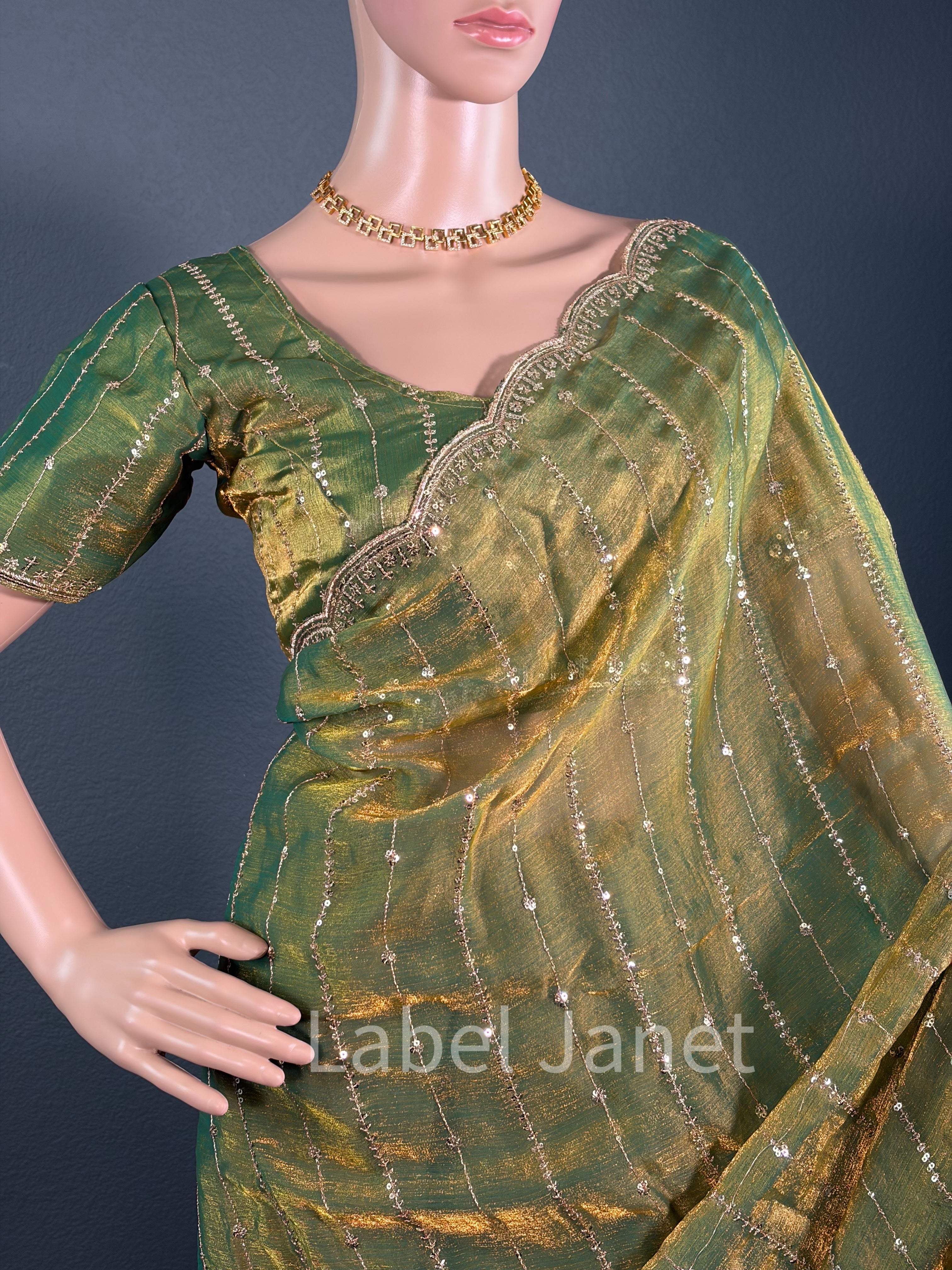 Mint Condition Diva - Premium Space silk saree