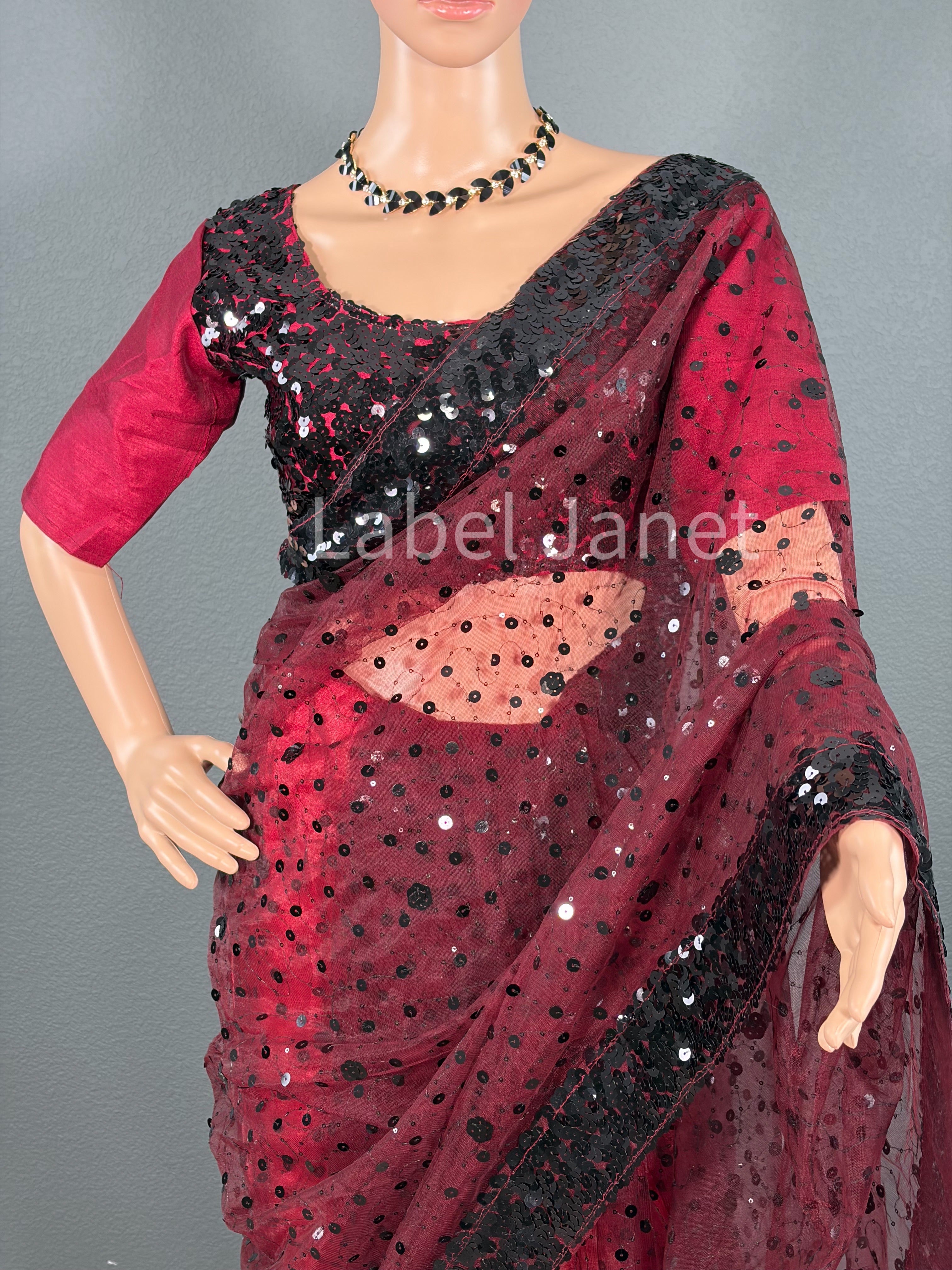 Red Alert Disco Queen - Party wear saree