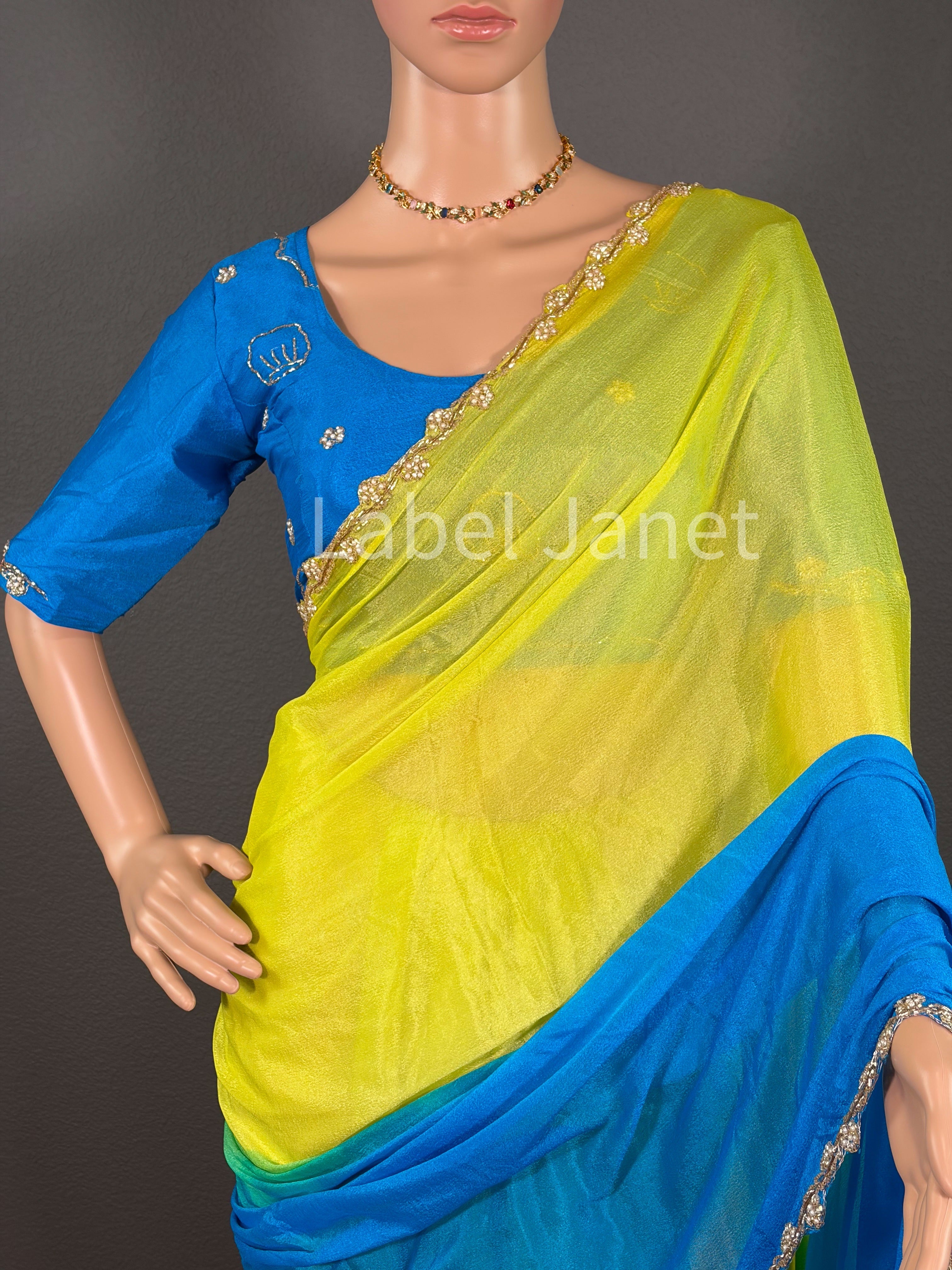 Sun and Sea Diva - Party wear saree
