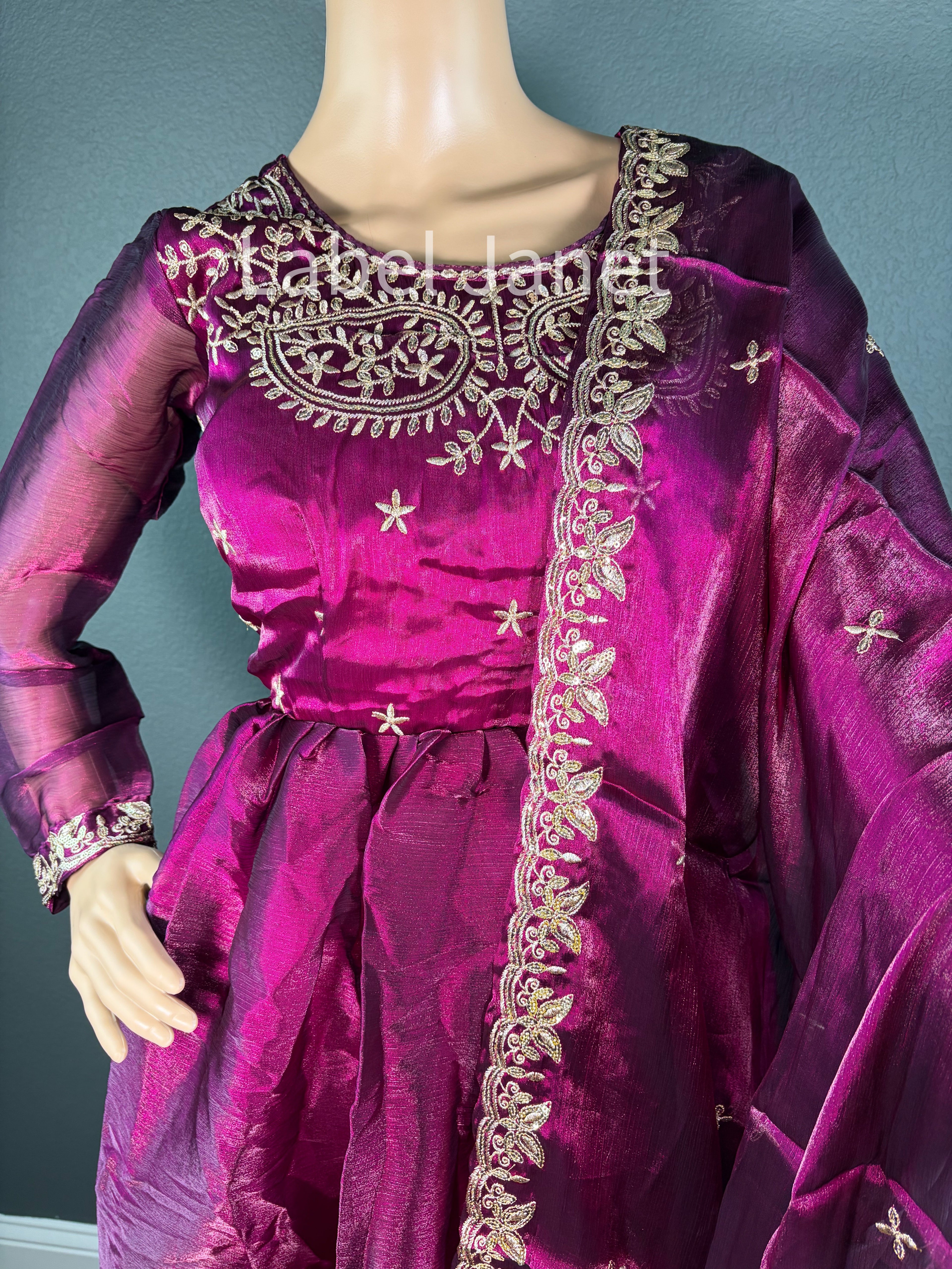 Maroon Dream - Anarkali gown for women (M up toL)
