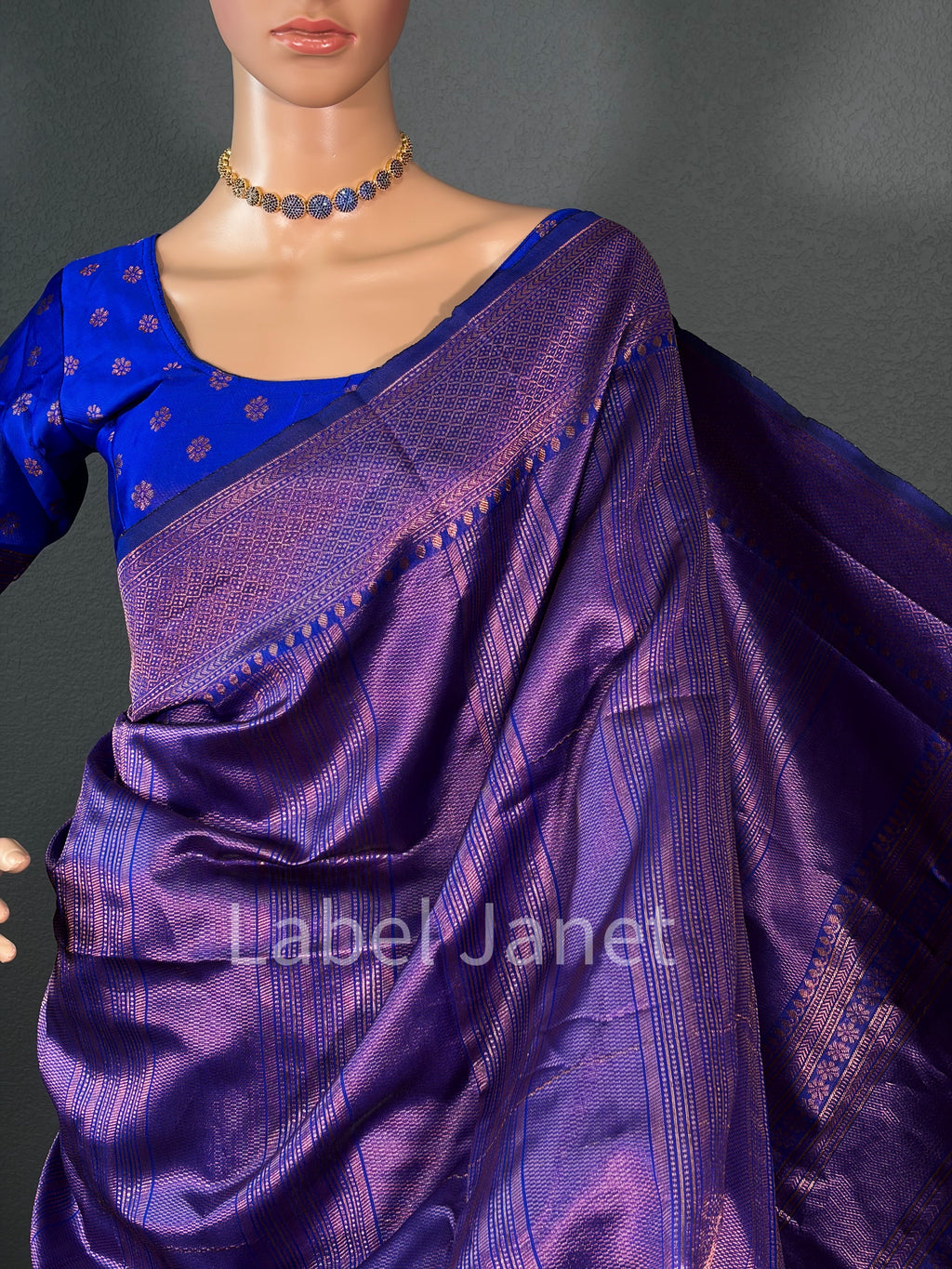 Kubera Soft Silk Saree with Stitched Blouse Alterable (36" - 42") | Easy wear | Traditional attire