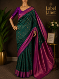 Parrot Pop Saree - Kota silk saree