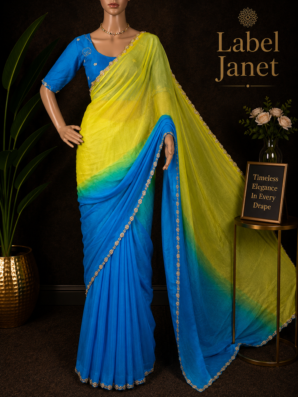 Sun and Sea Diva - Party wear saree