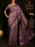 Purple Dream Pattu - Kota silk saree with Blouse