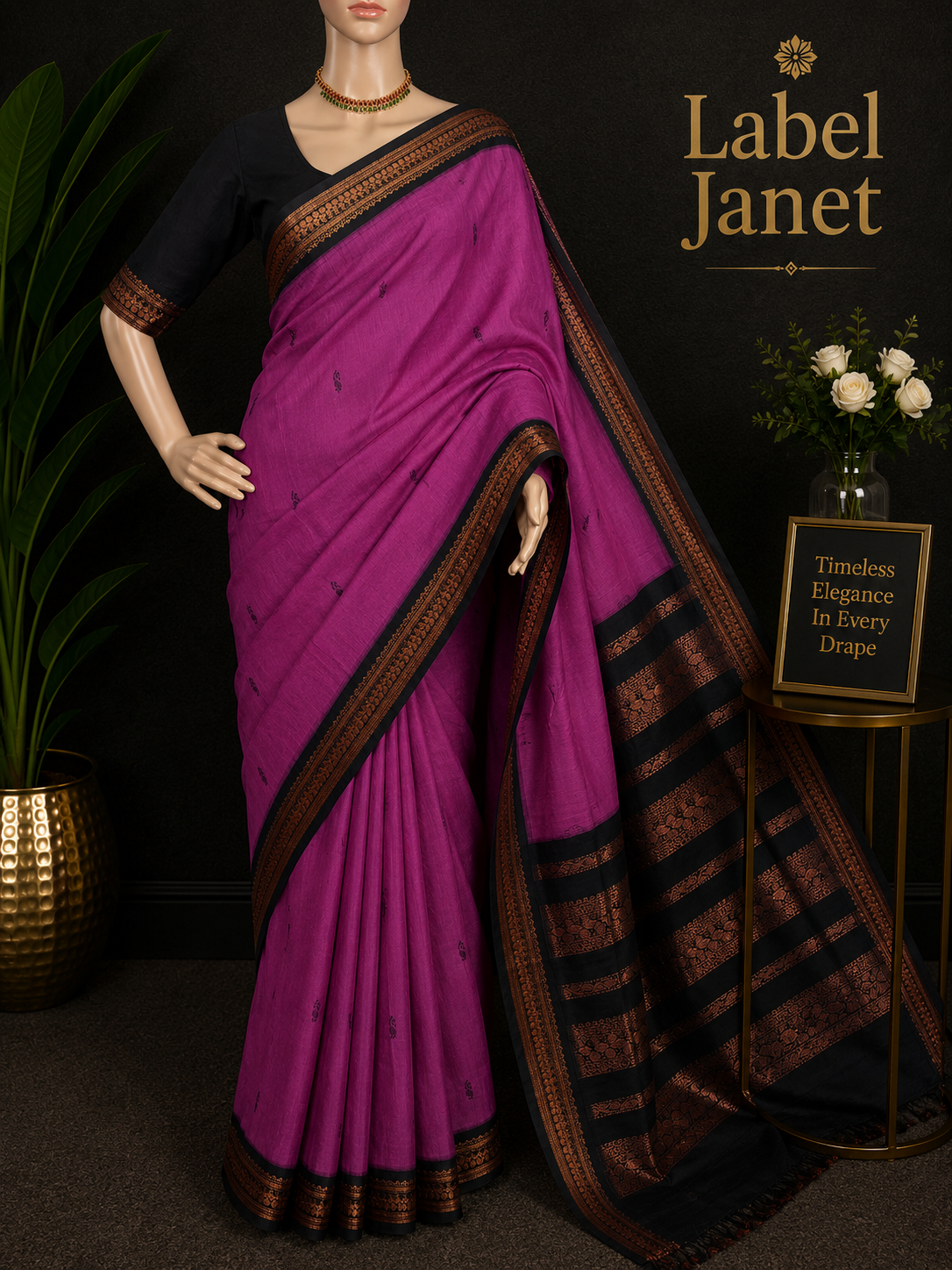 Kalyani Summer Glow - Kalyani cotton saree with blouse