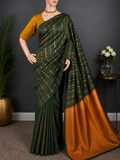 Green Signal Barbie Edition - Soft silk saree
