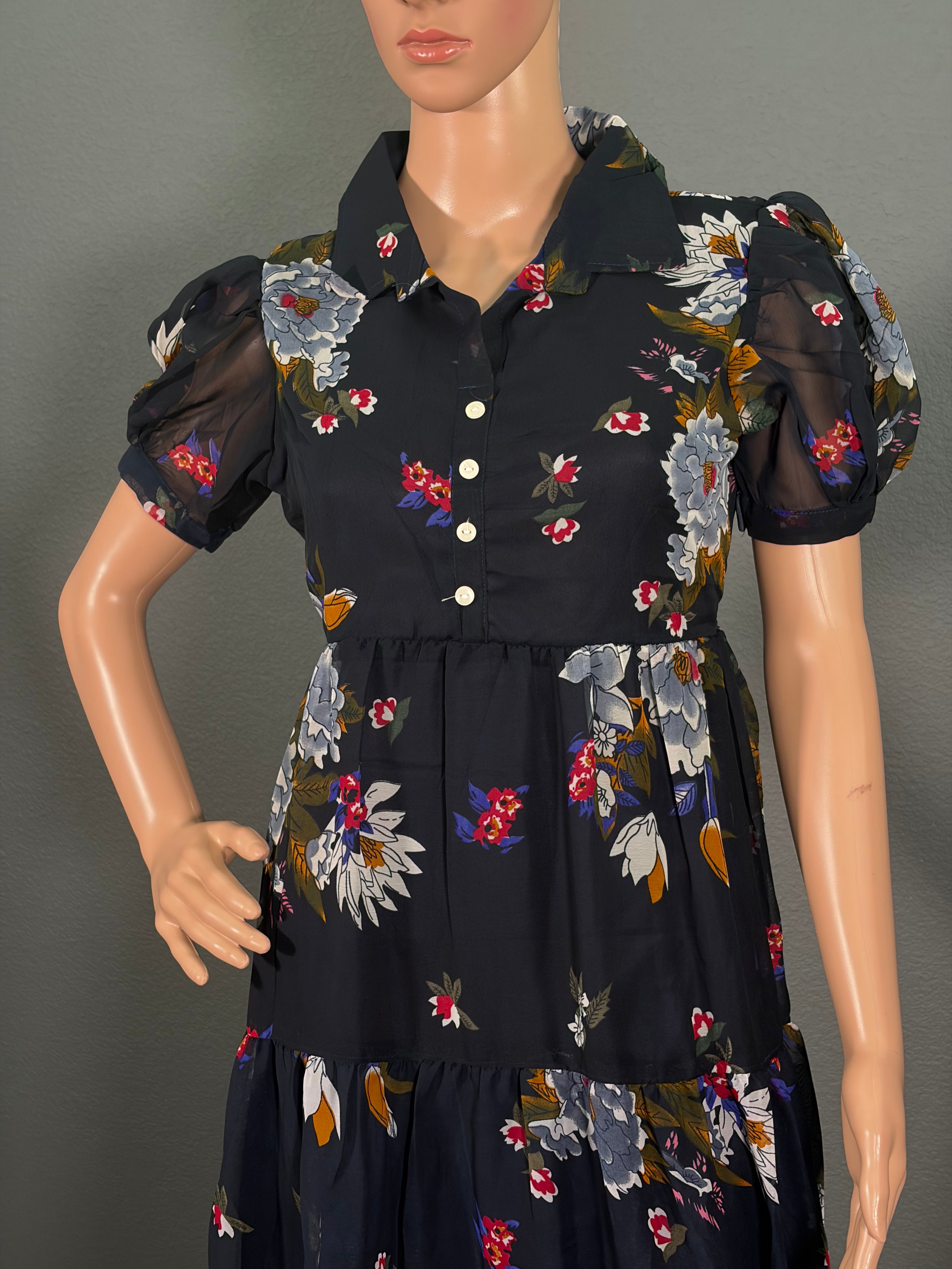 Moonlit Garden - Summer Maxi Dress (M up to L)