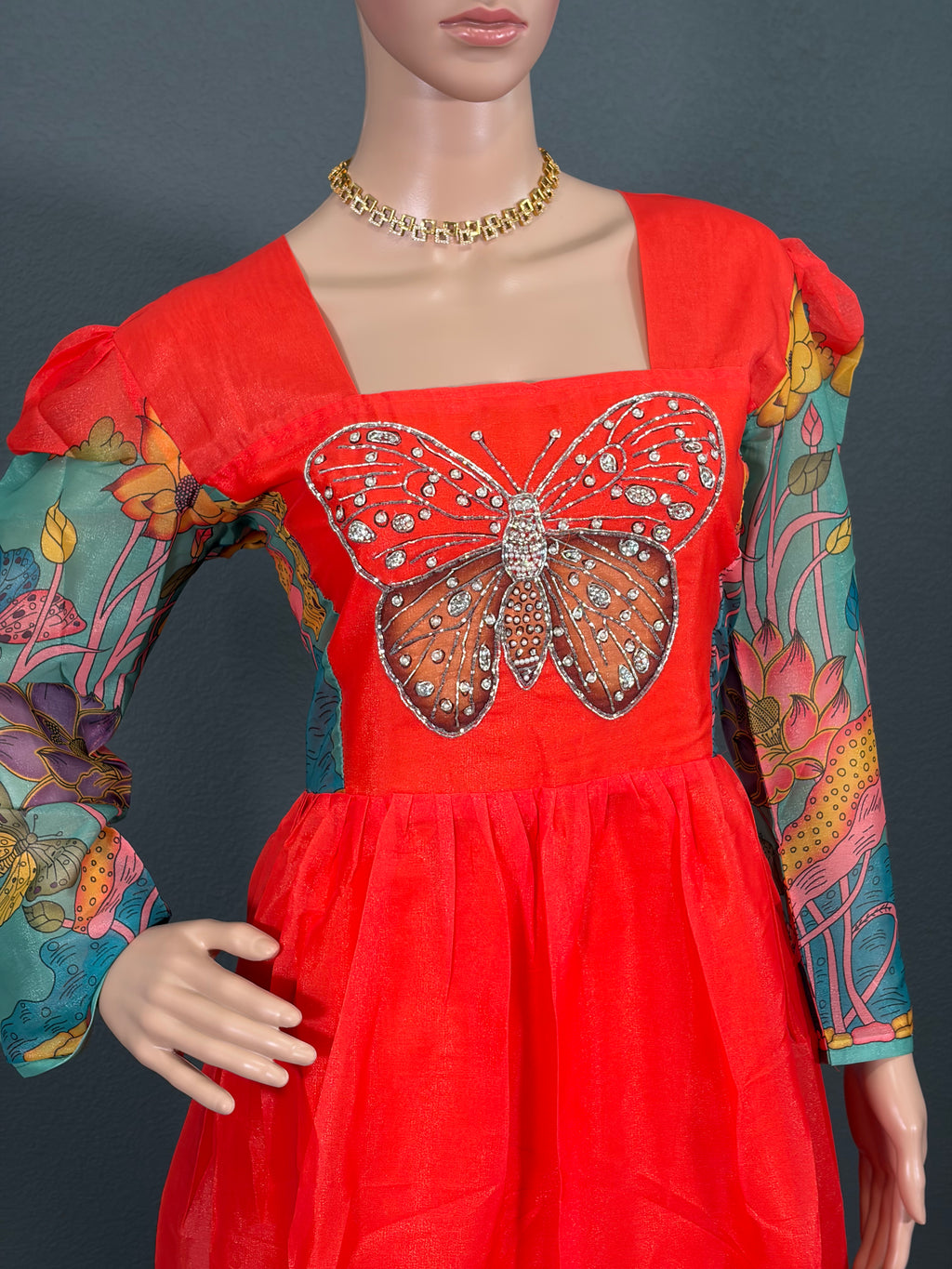 Butterfly Garden Belle - Pretty Maxi for women (M up to L)