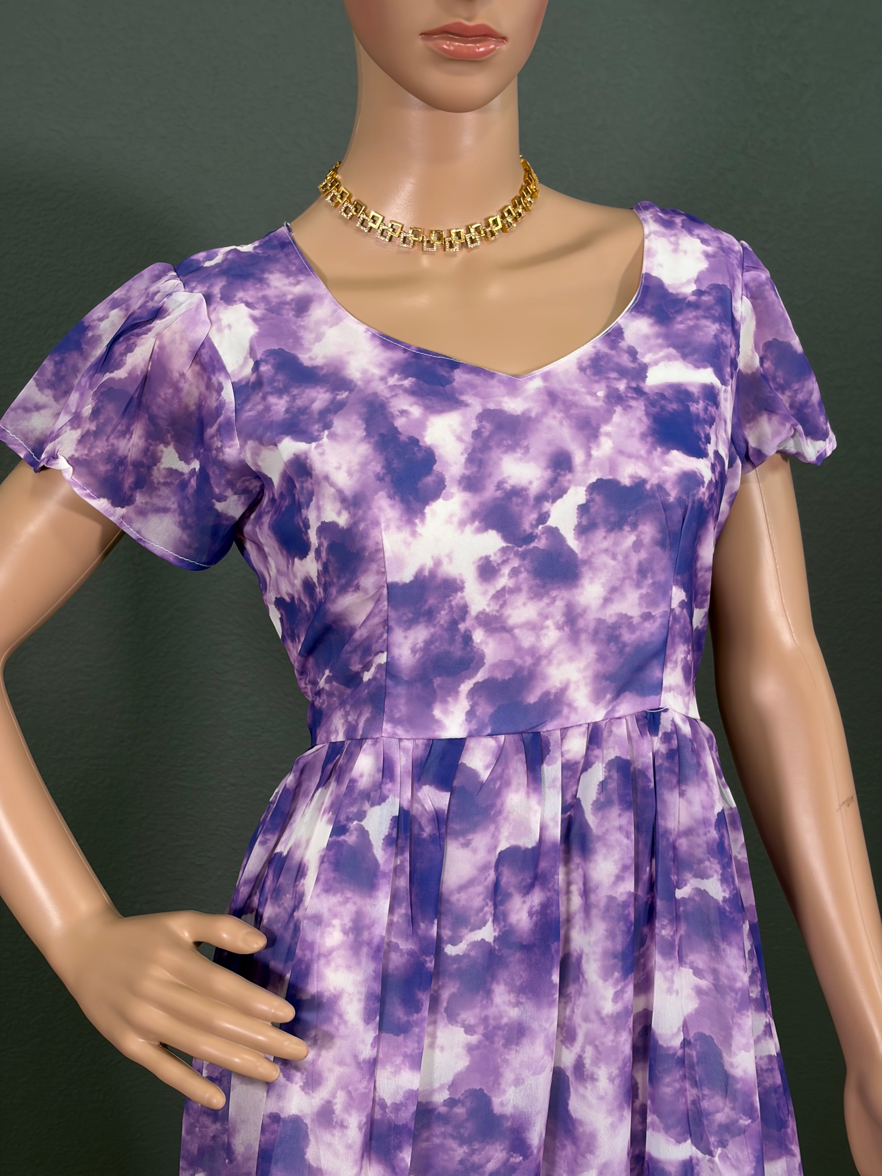 Lavender Daydream - Long Maxi dress for women (M up to L)