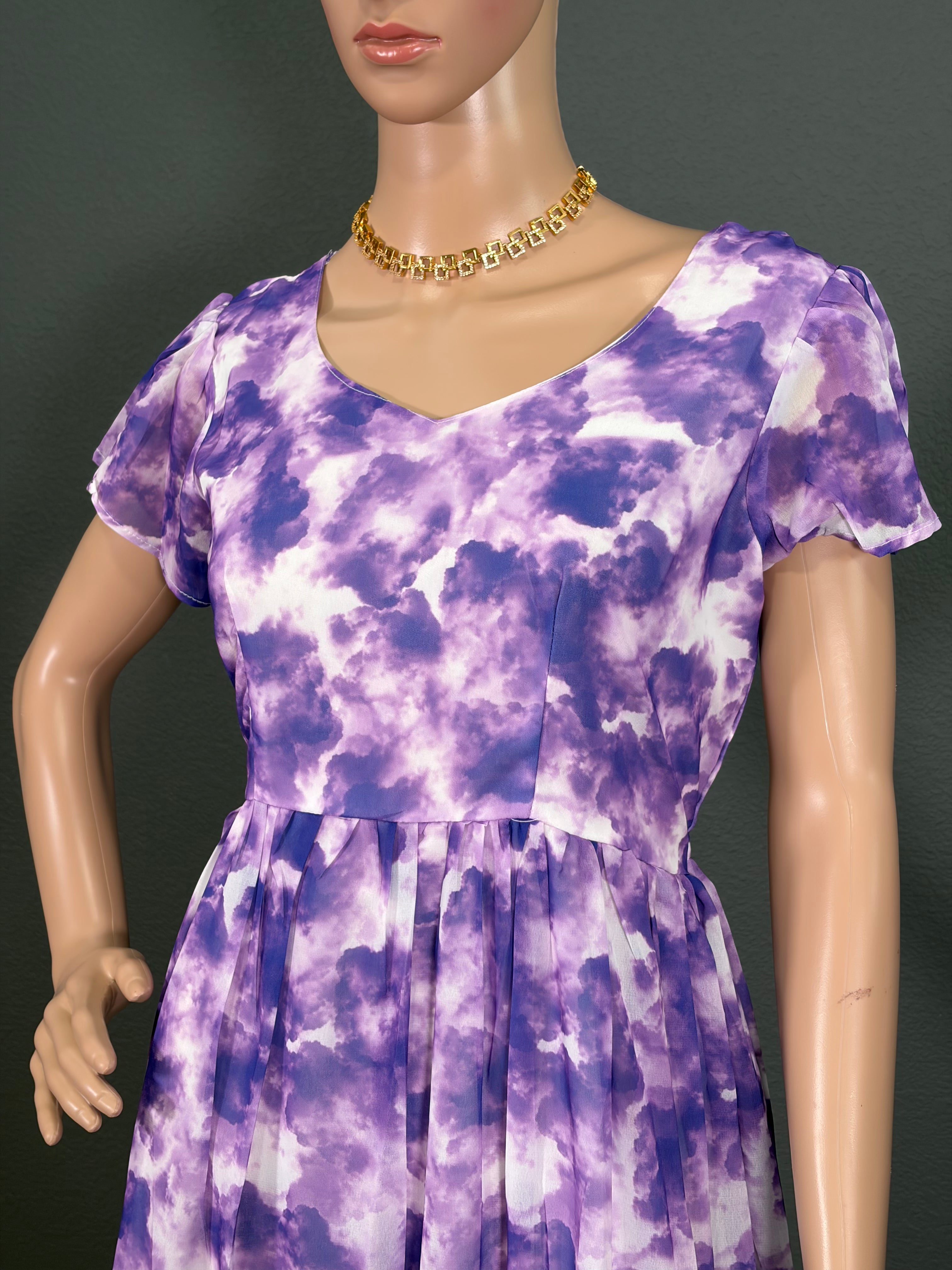 Lavender Daydream - Long Maxi dress for women (M up to L)