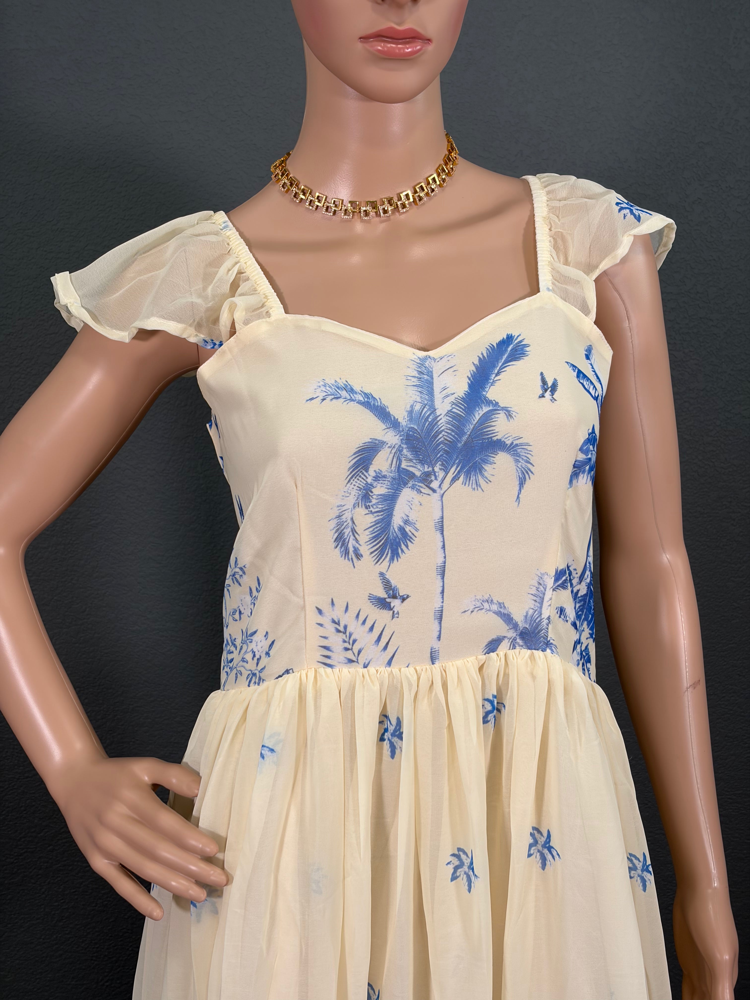 Coastal Coconut Dream - Pretty Beach style Maxi (L up to XL)