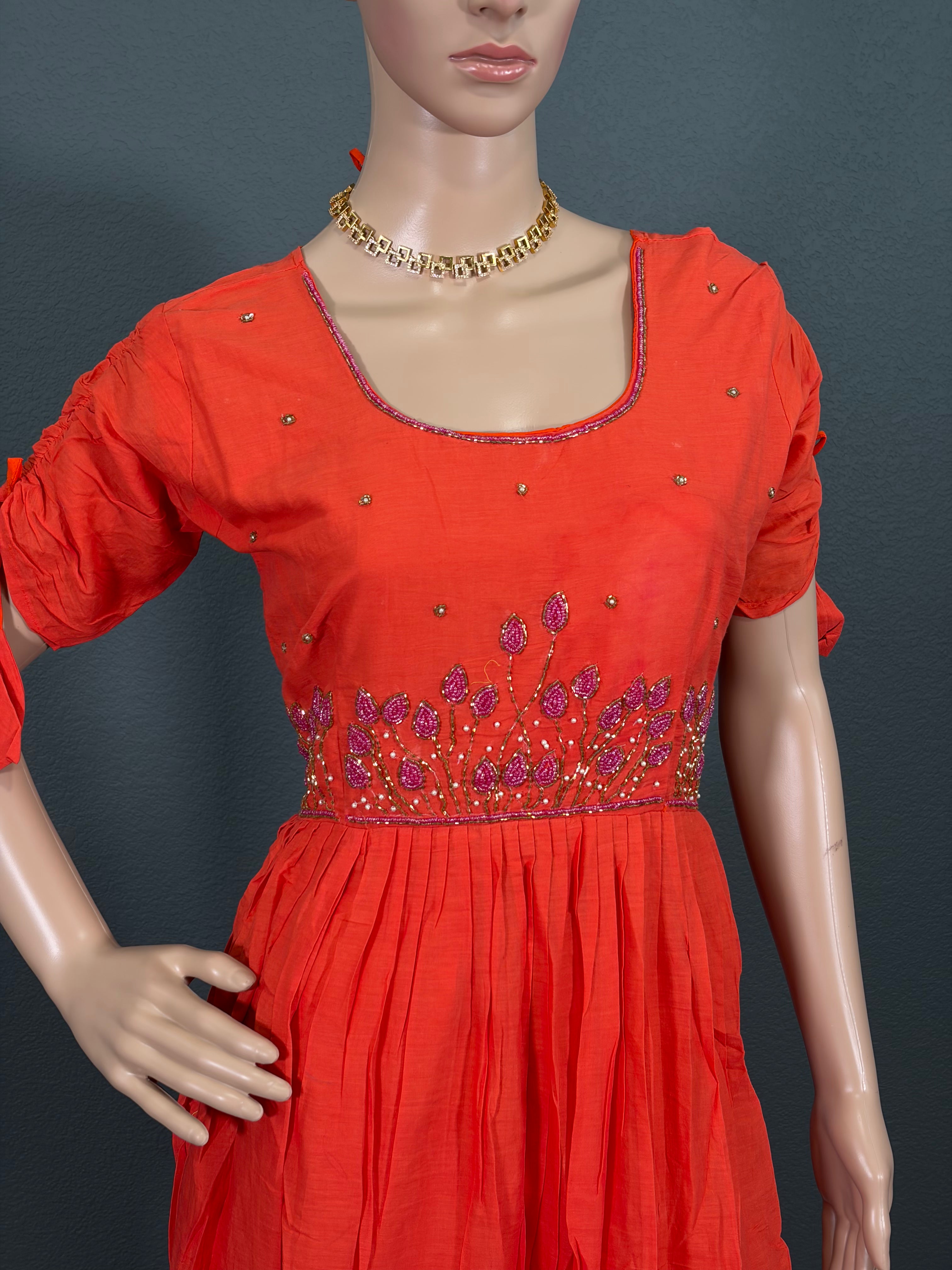 Coral Candy - Dual Shaded Cotton Maxi (L up to XL)