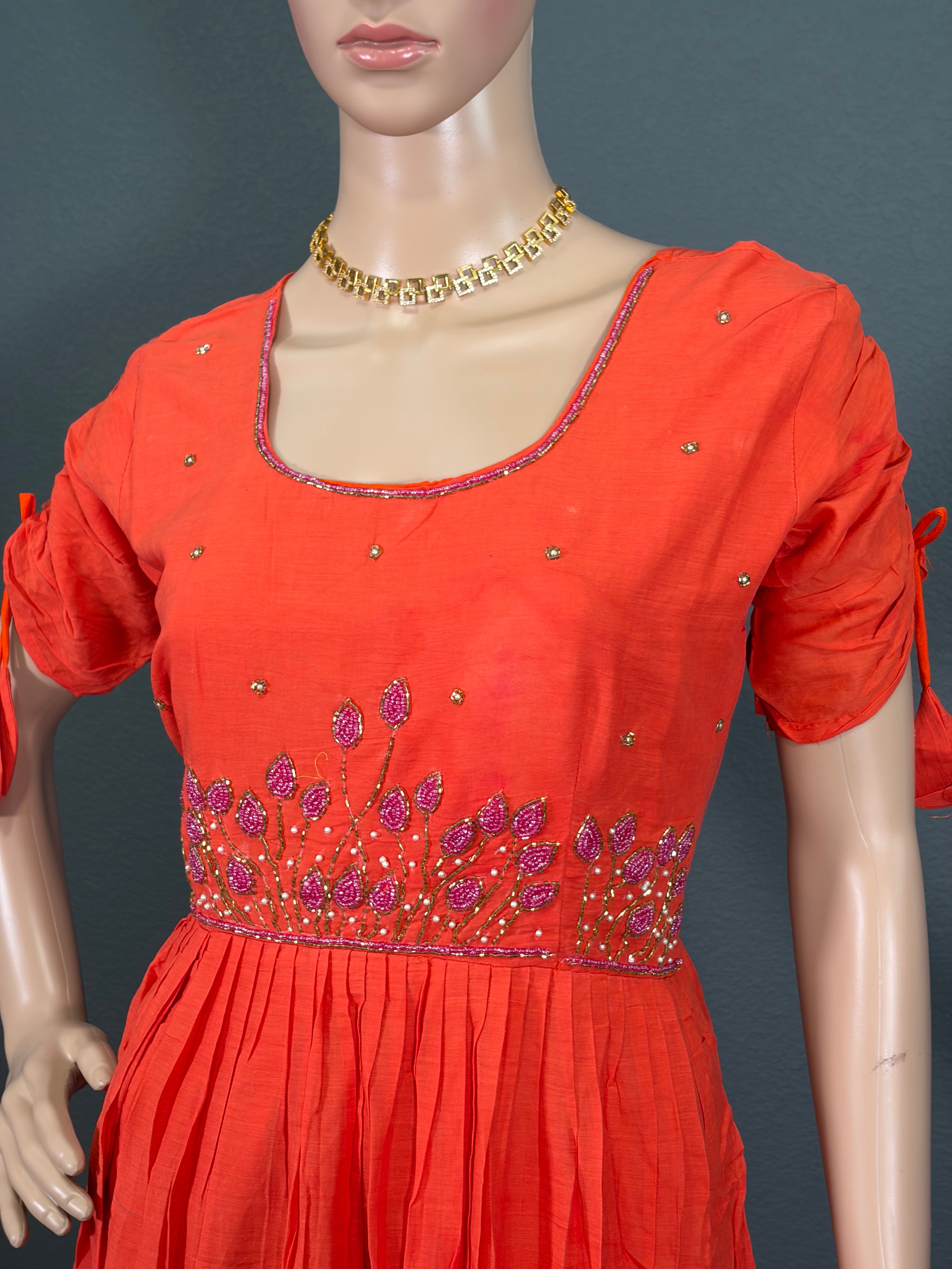 Coral Candy - Dual Shaded Cotton Maxi (L up to XL)