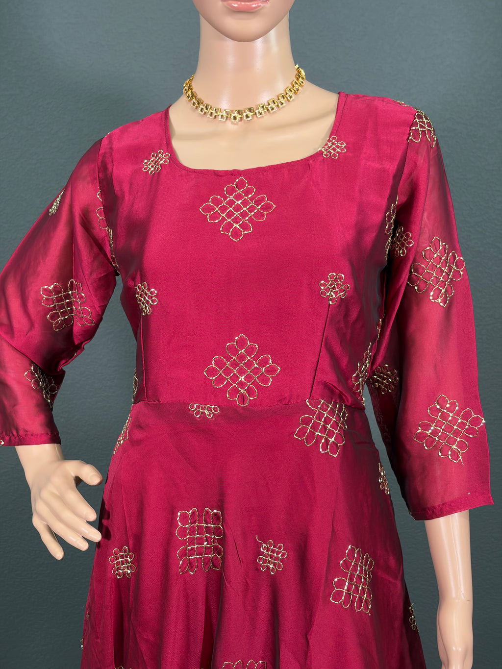 Rangoli Salwar - Anarkali Gown for women,(M up to L)