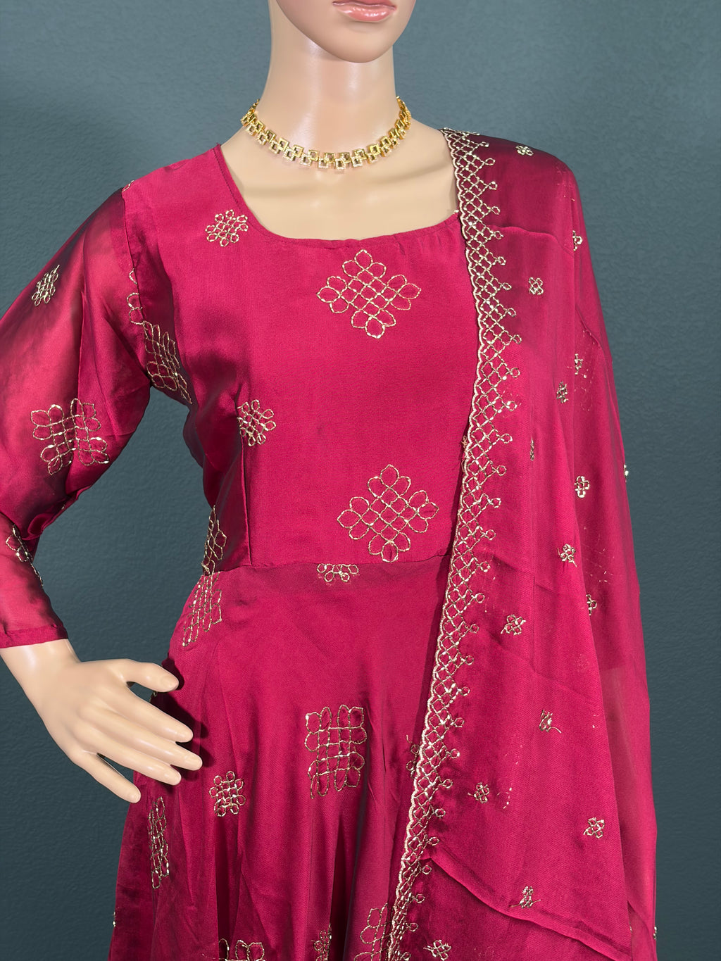 Rangoli Salwar - Anarkali Gown for women,(M up to L)