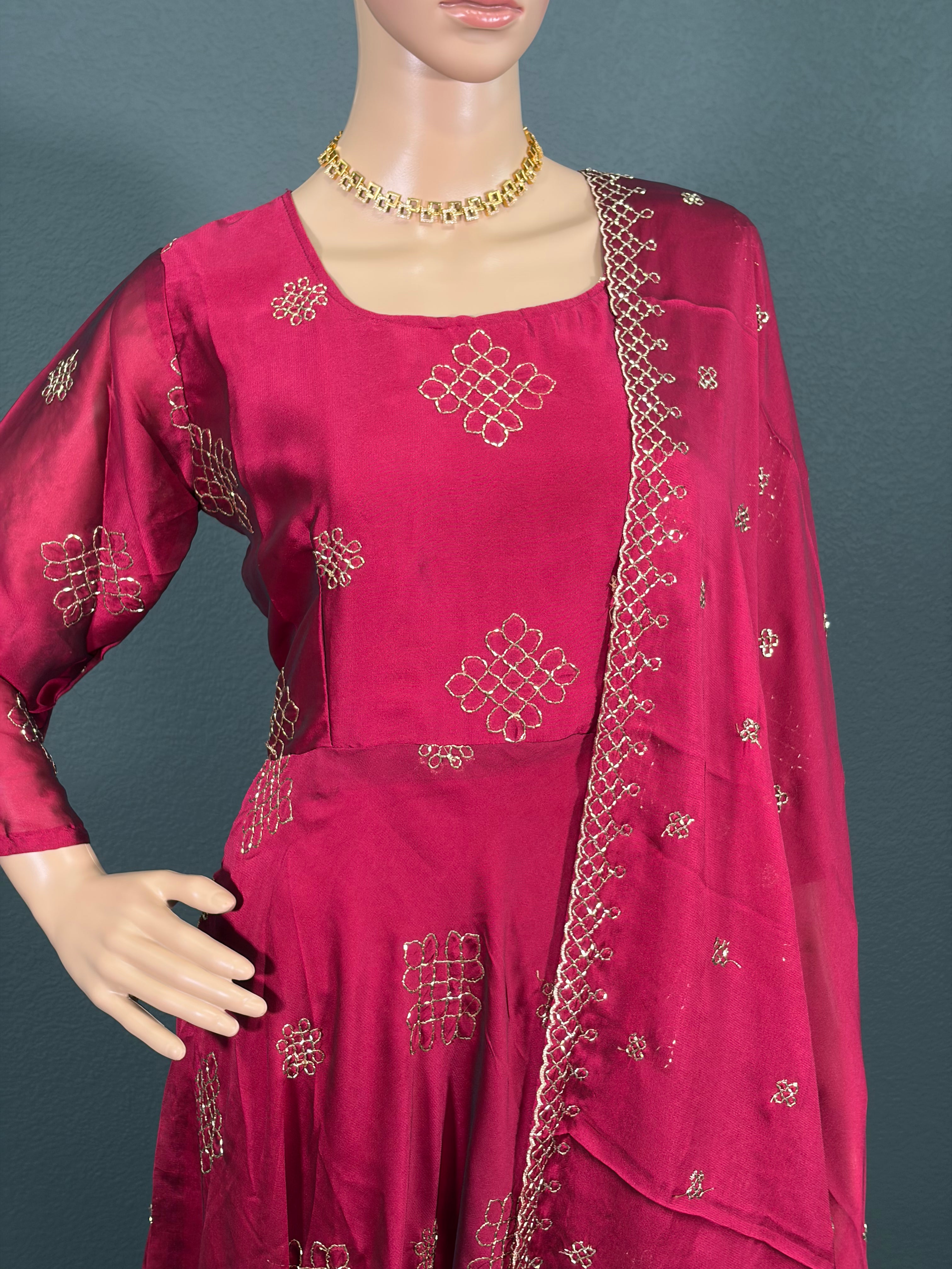 Rangoli Salwar - Anarkali Gown for women,(M up to L)