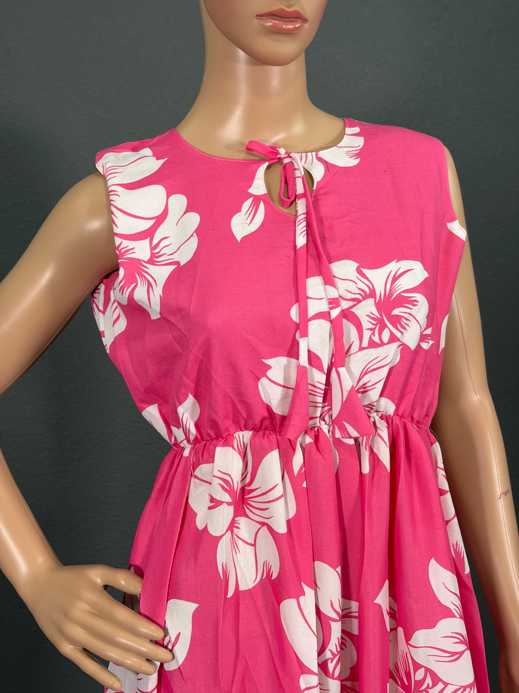Panchu Mittai - Pink Sleeveless Maxi dress for women (L up to XL)