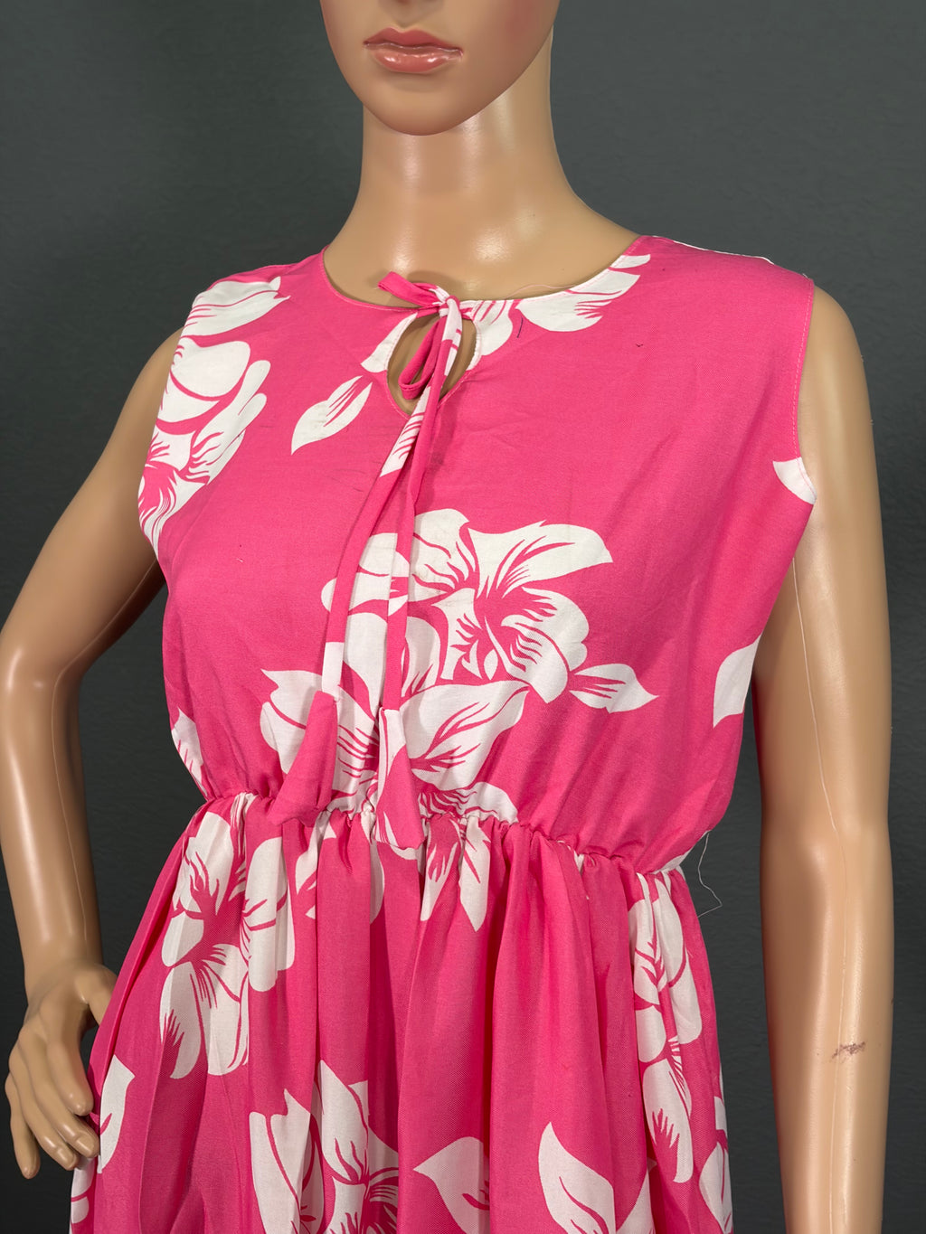 Panchu Mittai - Pink Sleeveless Maxi dress for women (L up to XL)