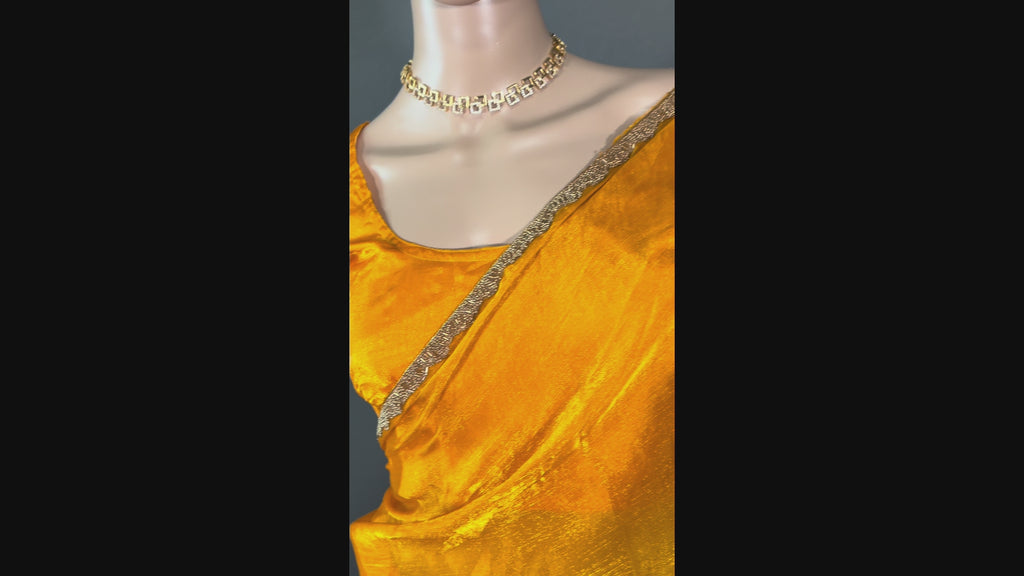 Yellow Charm - Plain Space silk