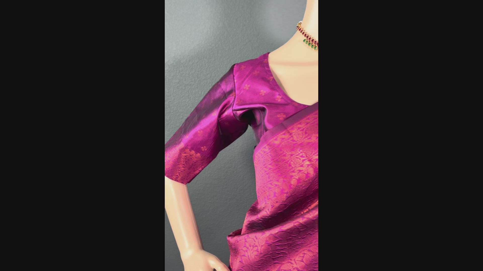 Maroon Mangalyam Silk - Kanjipuram Silk saree with blouse