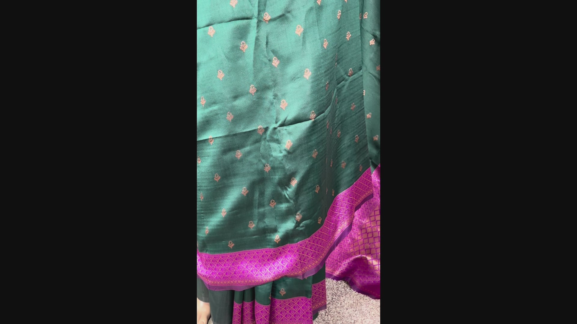 Parrot Pop Saree - Kota silk saree