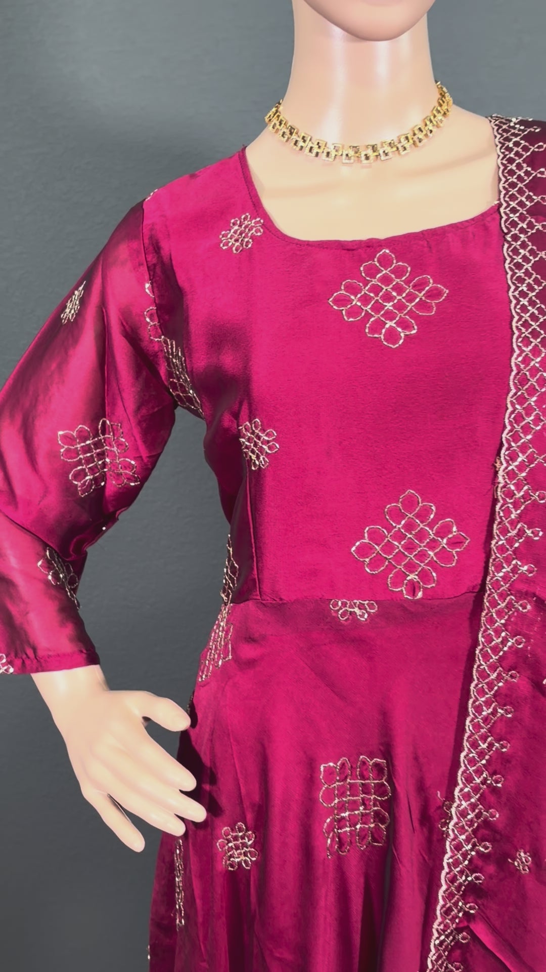 Rangoli Salwar - Anarkali Gown for women,(M up to L)