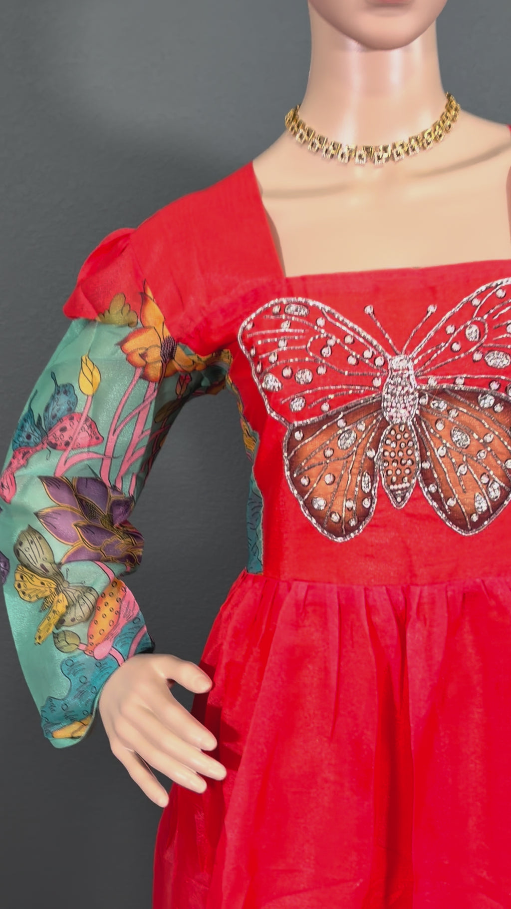 Butterfly Garden Belle - Pretty Maxi for women (M up to L)