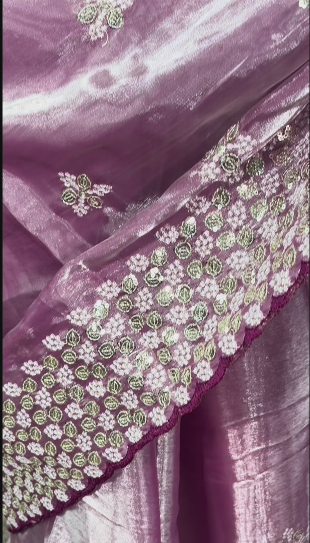 Lavender Dream - Party wear jimmy choo saree