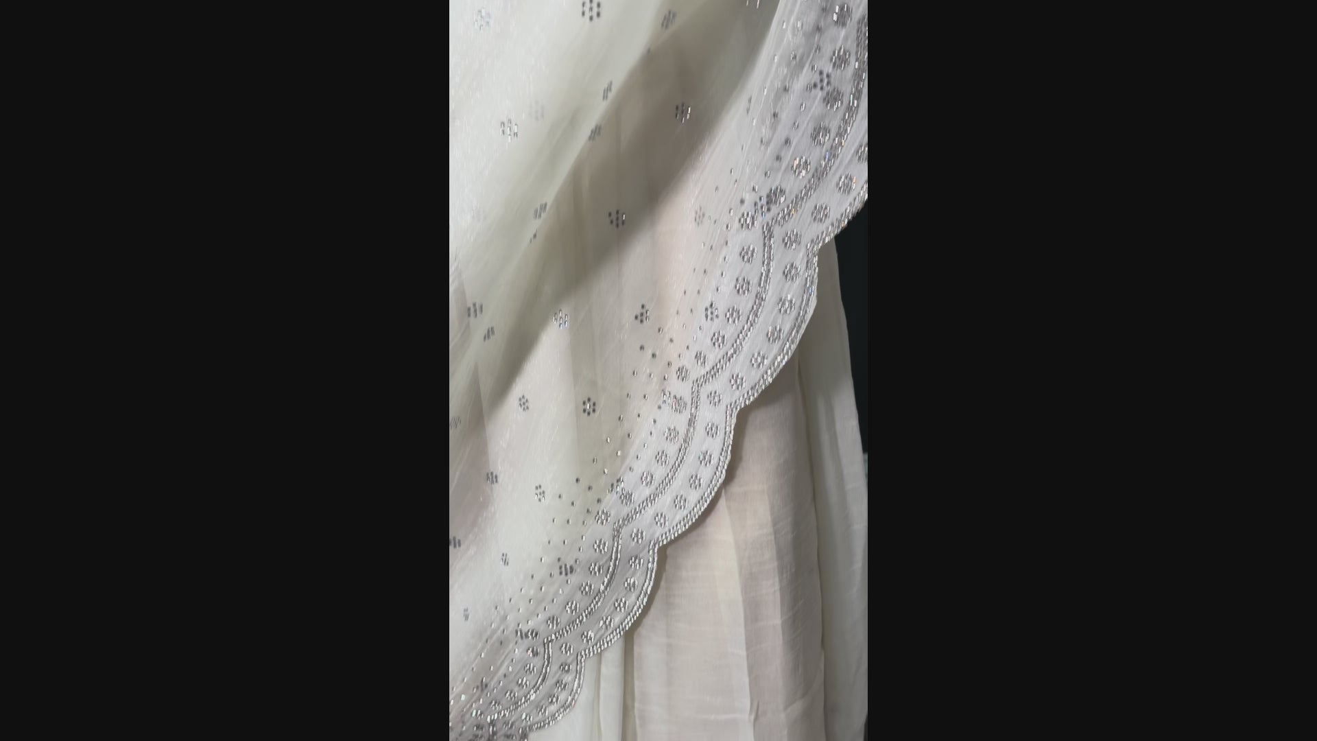 Cloud Nine Ivory Look - Designer saree